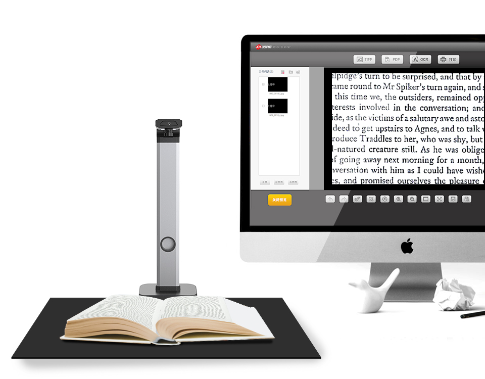 usb camera book scanner software for mac
