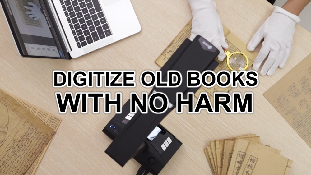 Digitize Your Collection Of Old Books or Paperworks With No Harm